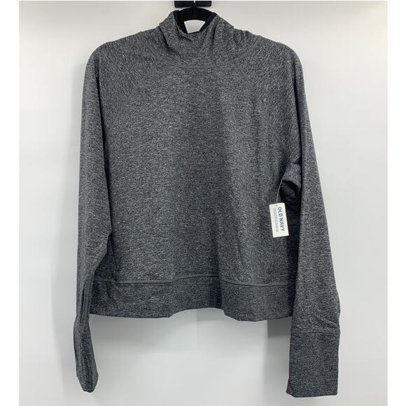 Old Navy Active Cozecore Performance Hoodie Sweatshirt Stretchy Gray XL NEW - Picture 2 of 11